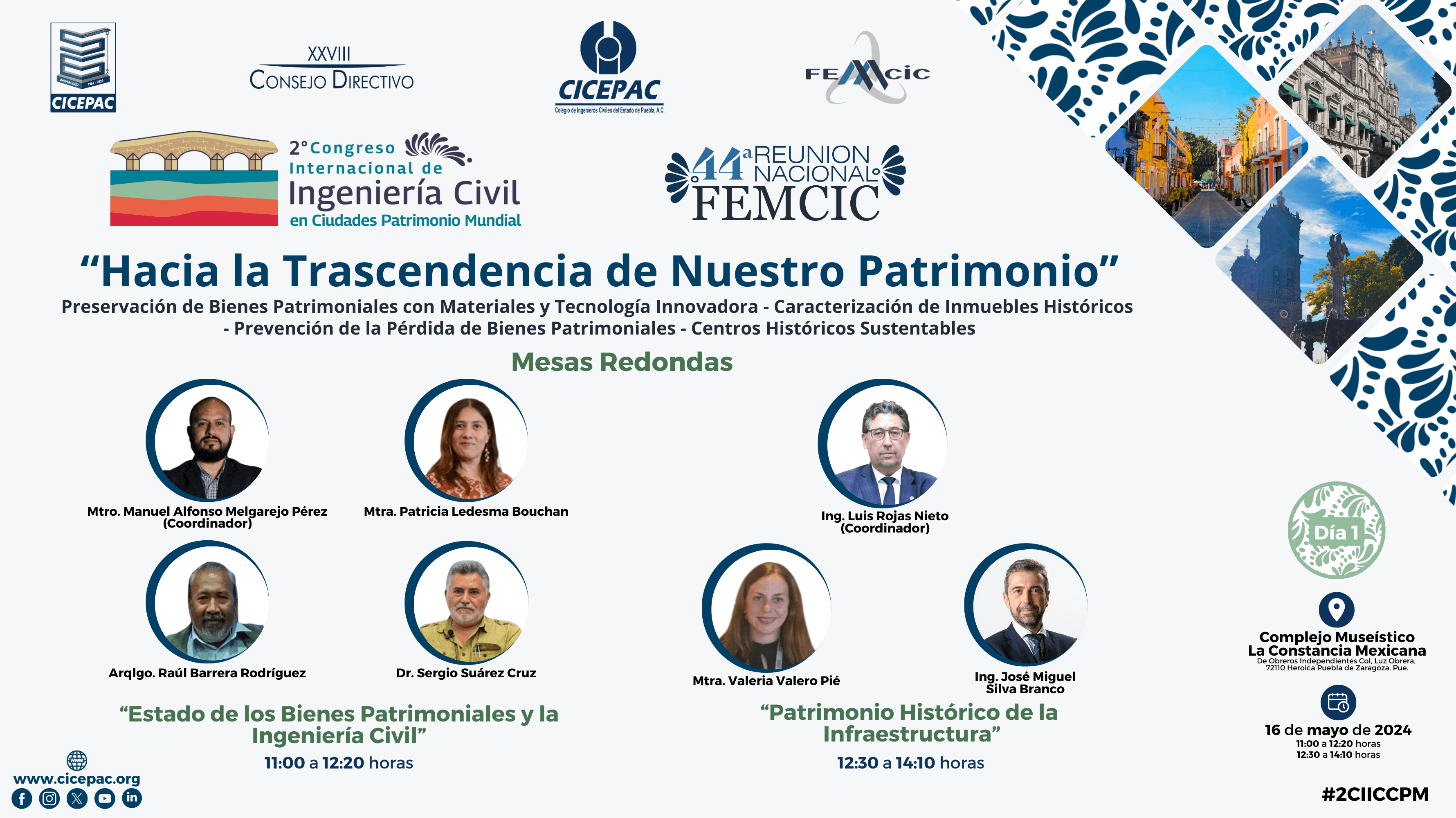 Mesas Redondas Día 1 - 2 CIICCPM