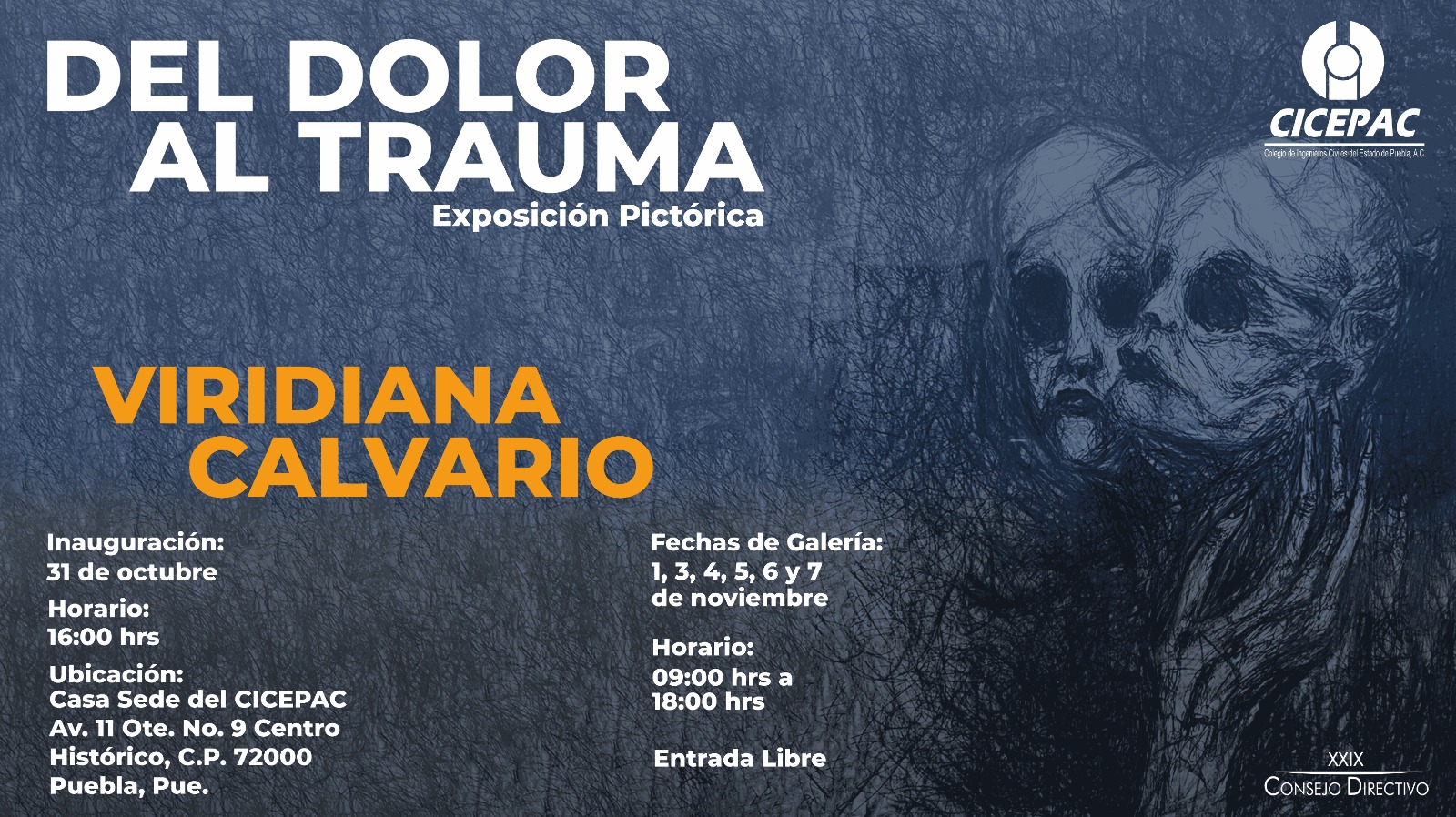 Exposición Pictórica Del Dolor al Trauma