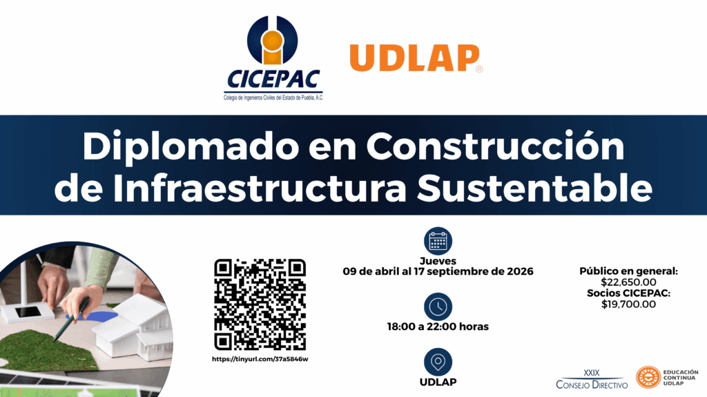 Diplomado en Construcción de Infraestructura Sustentable UDLAP