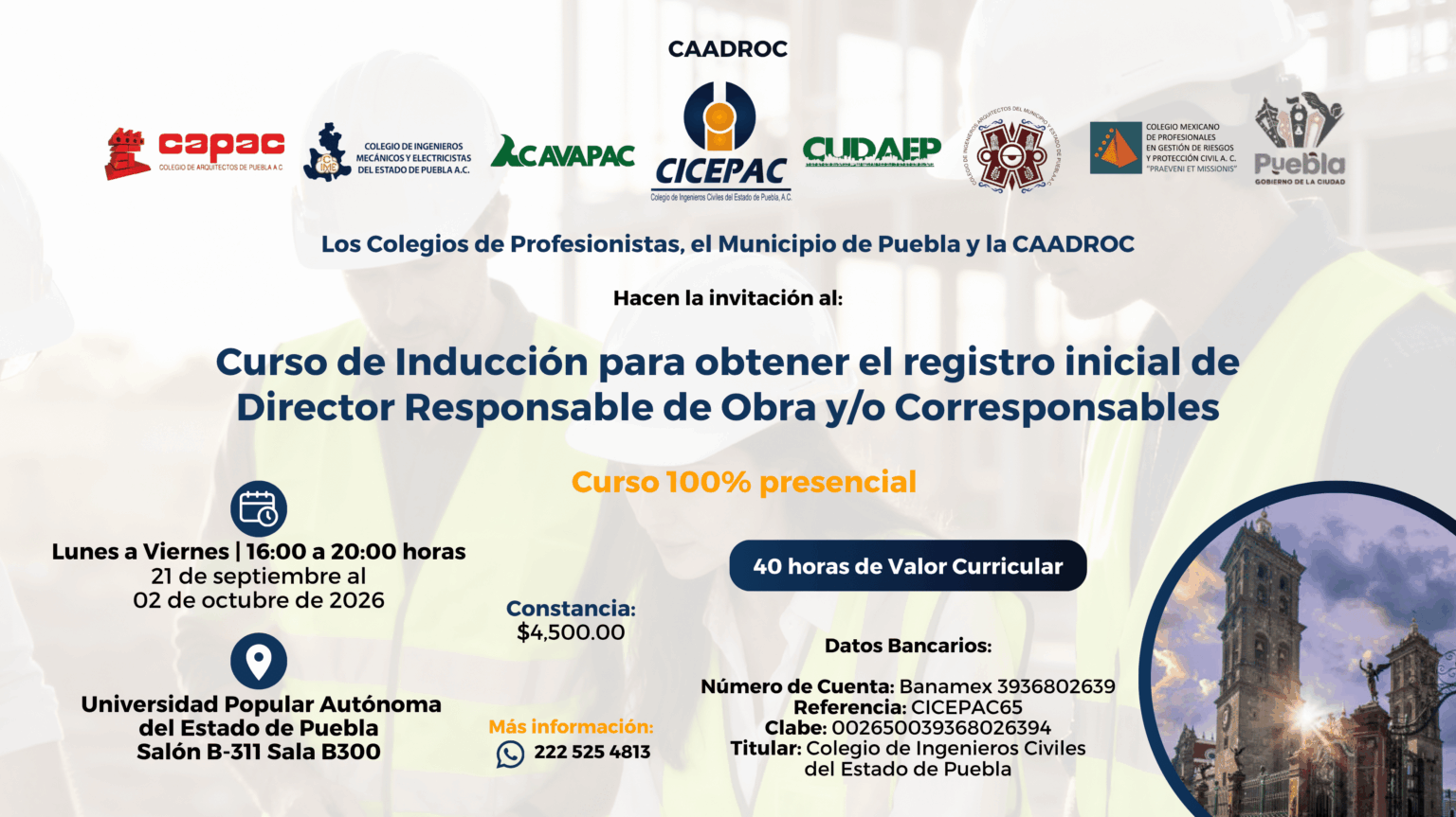 Curso DRO Puebla 2026 2da Edición