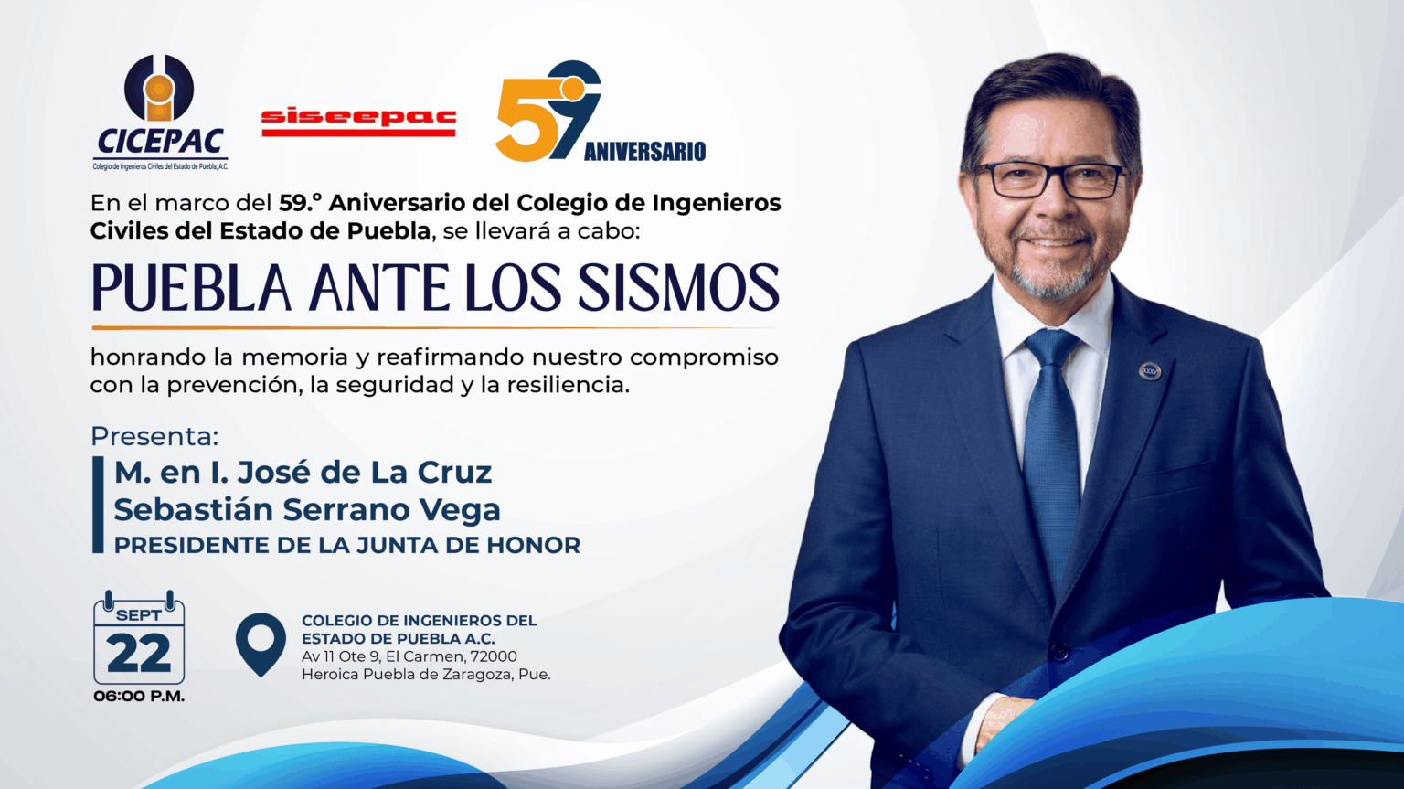 Conferencia Puebla ante los sismos