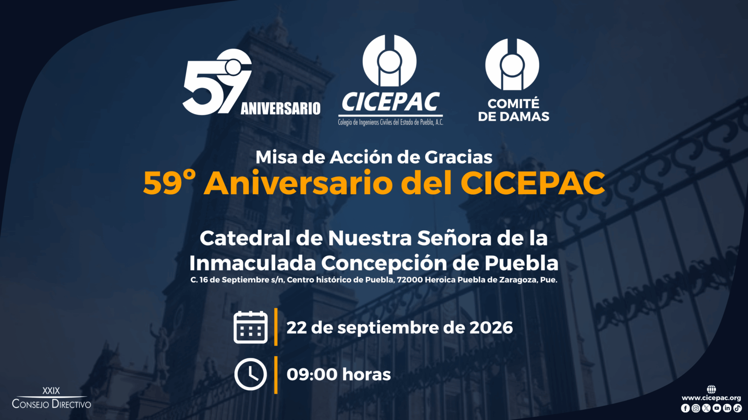 Misa de Acción de Gracias 59° Aniversario
