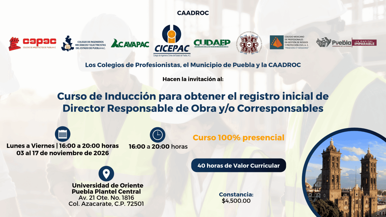 Curso DRO Puebla 2026 2da Edición